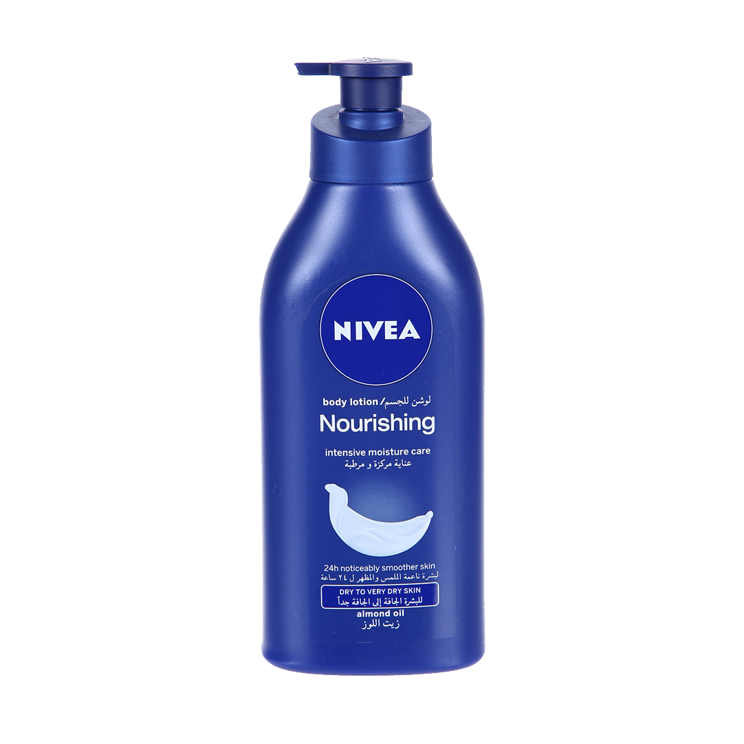 Nivea Nourishing Body Lotion 625ml نيفيا لوشن للجسم بزيت اللوز وفيتامين 625Eمل