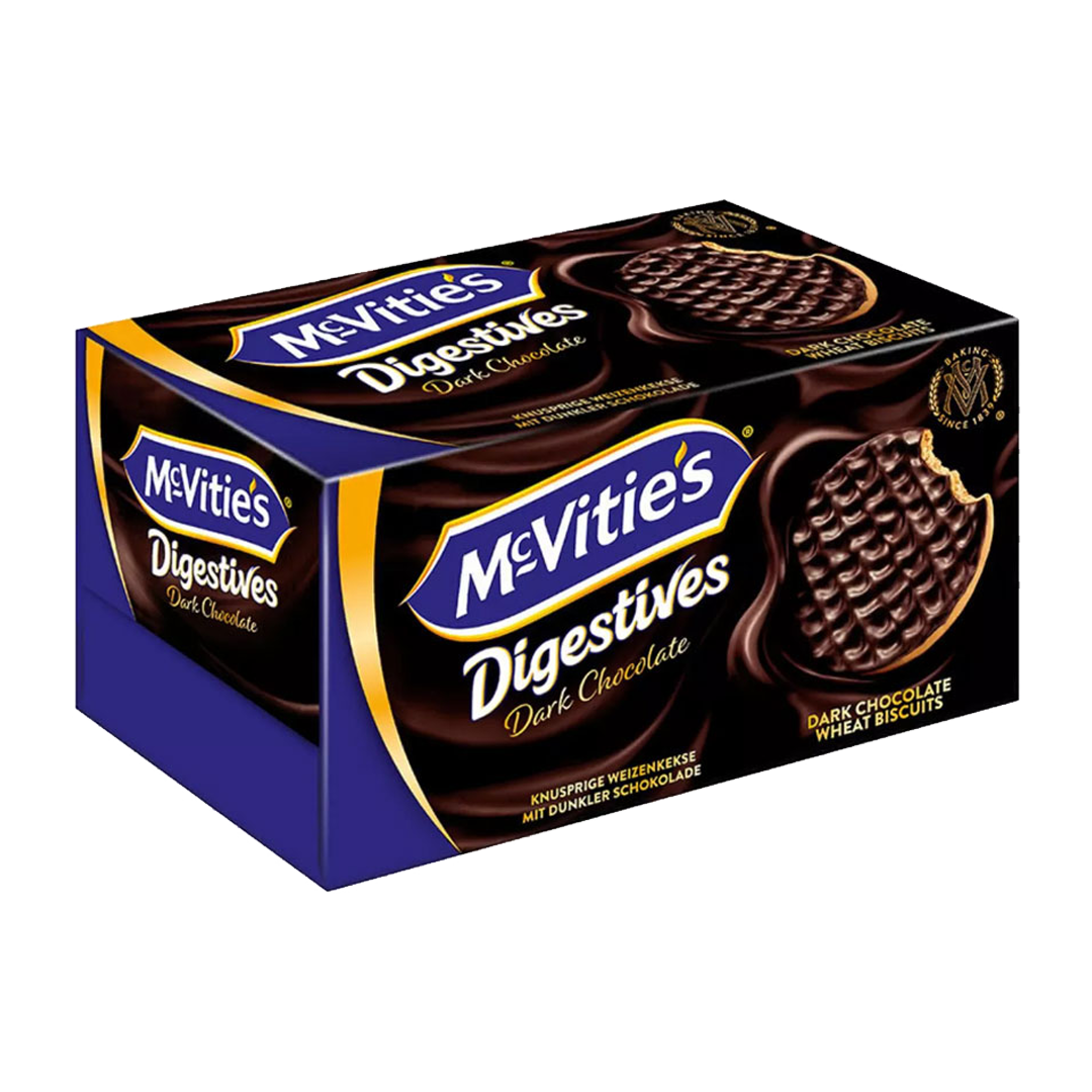 MCVITIES DIGESTIVE DARK CHOCOLATE BISCUIT 200g دايجستيف بسكويت شكولاته داكنة 200غم