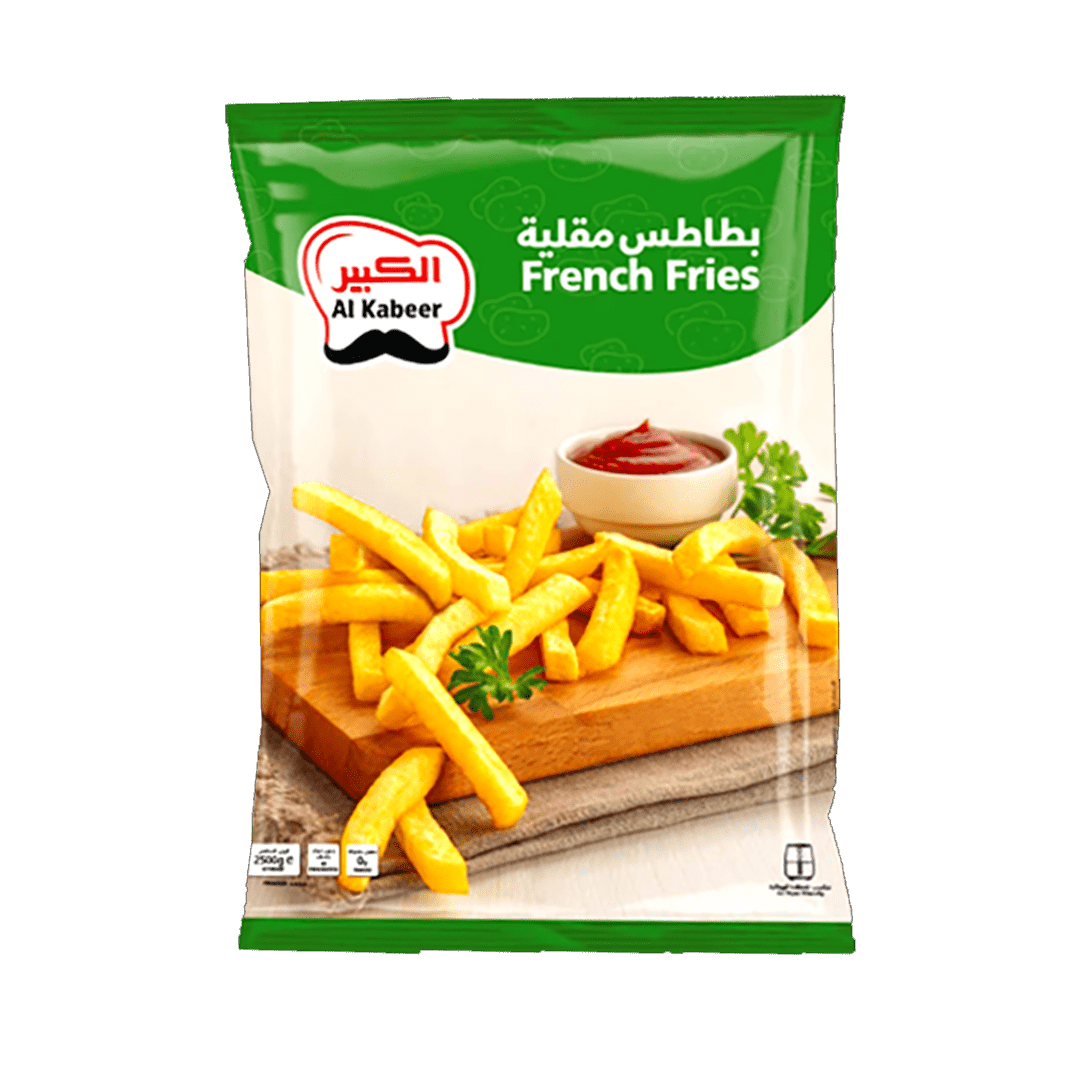 Al Kabeer French Fries 2.5kg الكبير بطاطس مقليه مجمد 2500غم