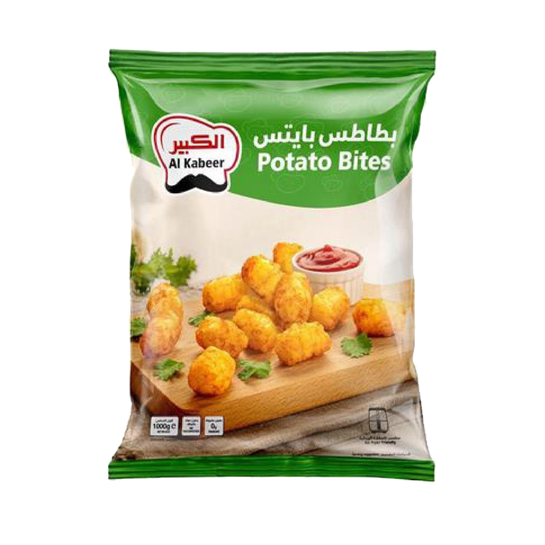 Al Kabeer Potato Bites 1 kg الكبير قطع البطاطس 1 كيلو