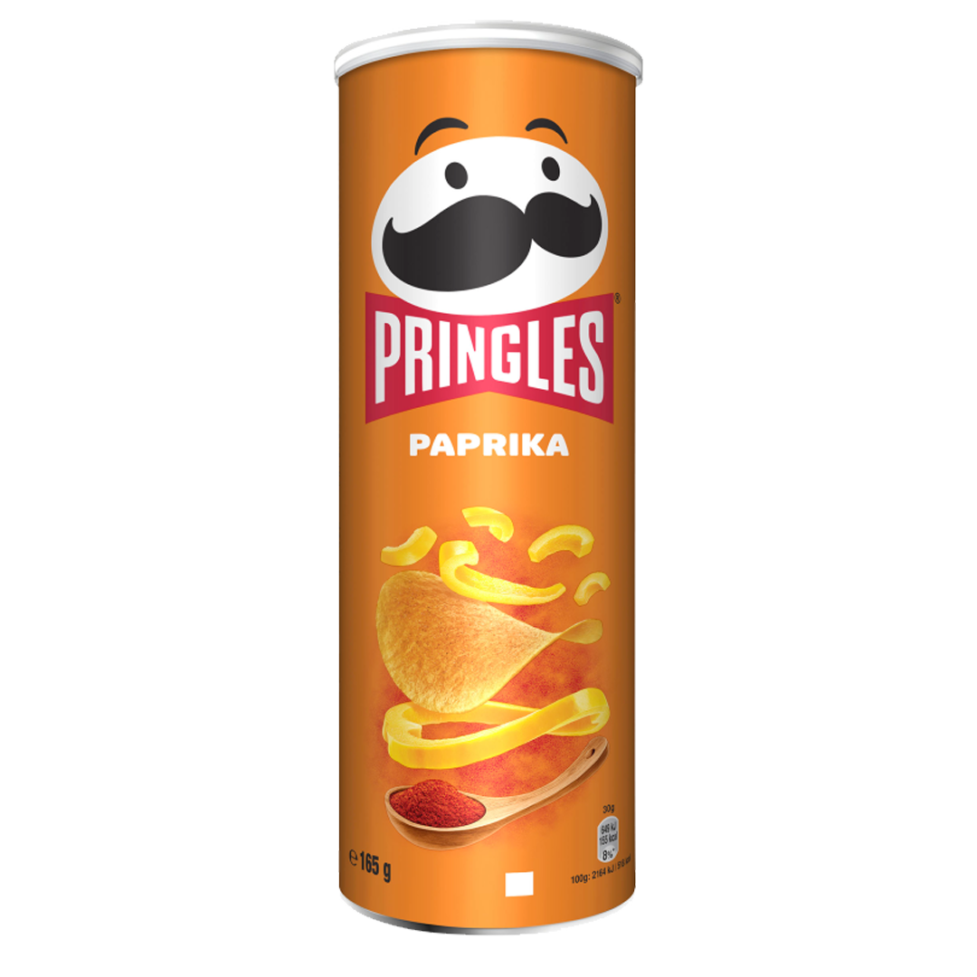 PRINGLES PAPRIKA 165g برينجلز بطاطس بابريكا 165غم