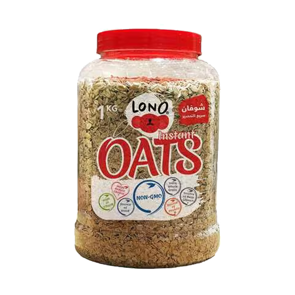 Lono Whole Oats 1 kilo لونو شوفان كاملة 12* 1 كيلو