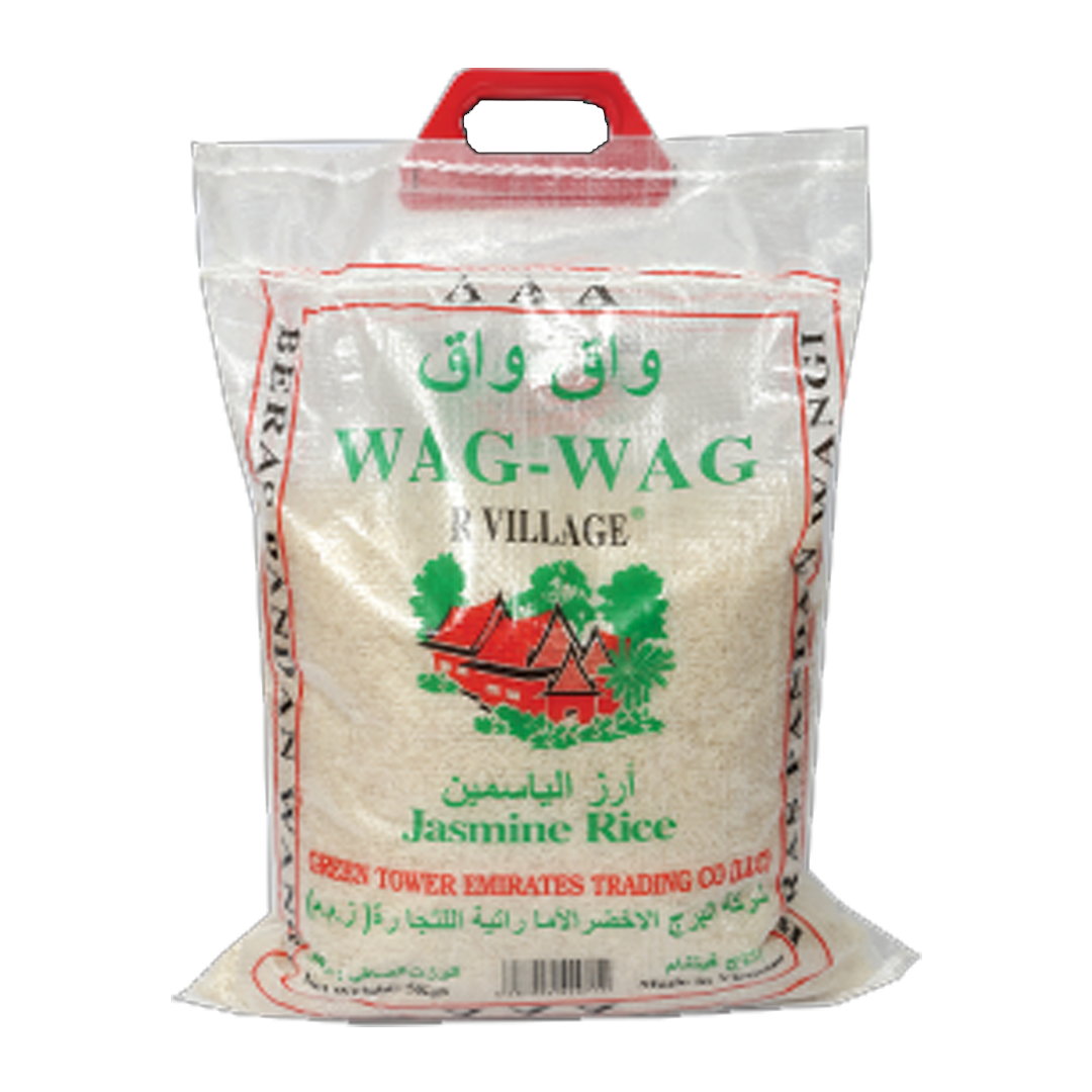 Manara Wag Wag AAA Jasmine Rice 5 kg منارة واق واق ارز الياسمين 5 كيلو