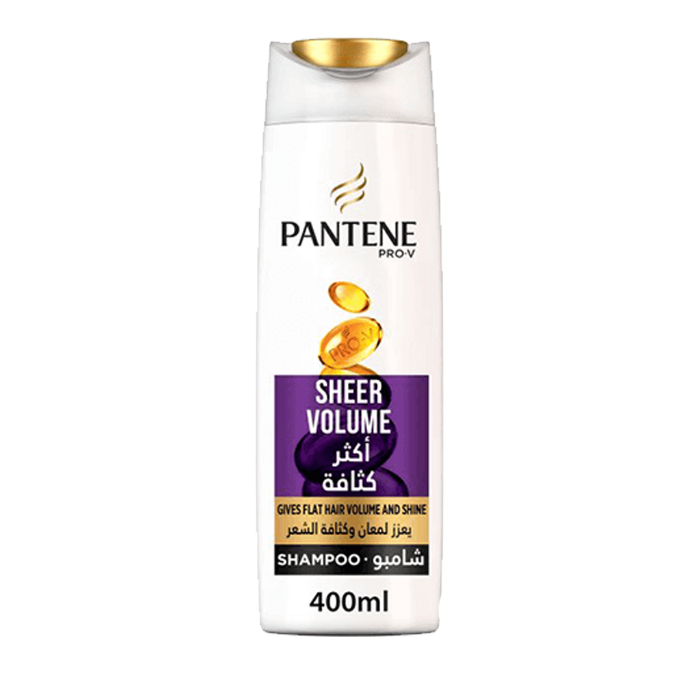 Pantene Sheer Volume Shampoo 400ml بانتين شامبو اكثر كثافة 400مل
