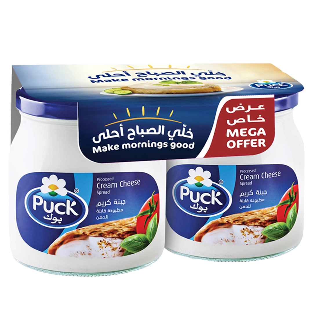 بوك جبن الاصلية 2×500 جرام | بوك - جبنة كريمية مطبوخة قابلة للدهن 2x500 جرام