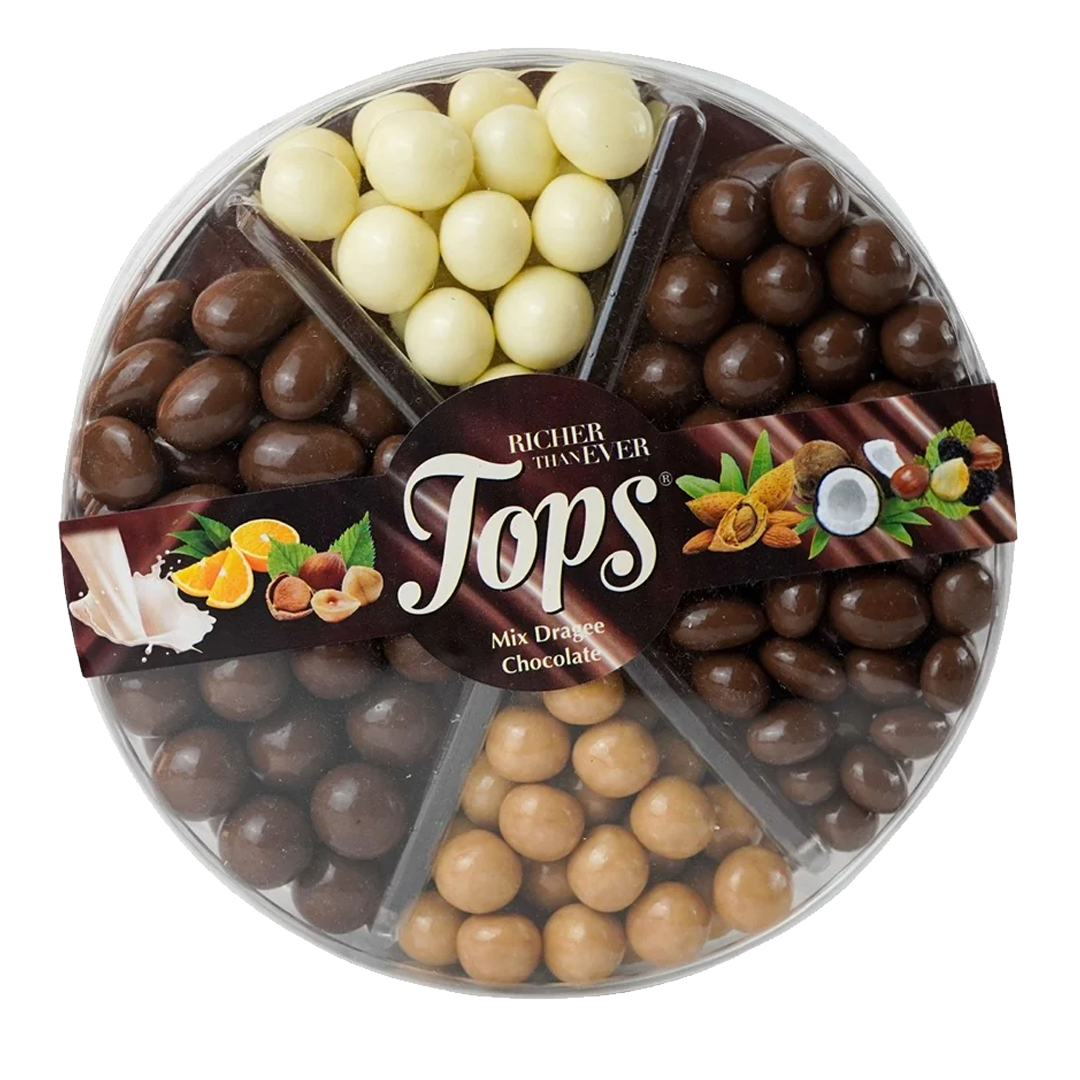 Tops Mix Chocolate 500g توبس شكولاته حليب مشكل 500 جم عادي