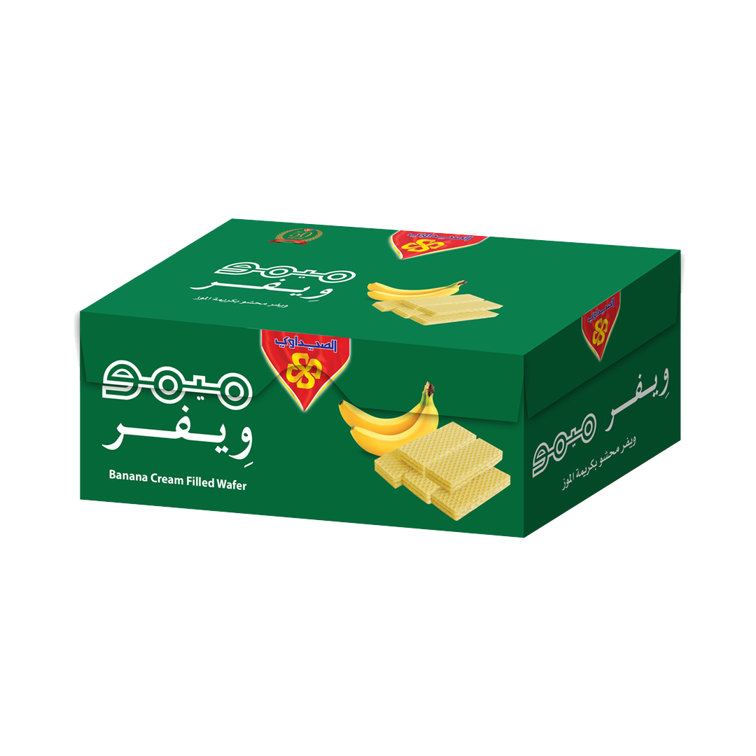 Memo Wafer Banana Cream 20g ميمو ويفر بكريمة الموز 20 جرام