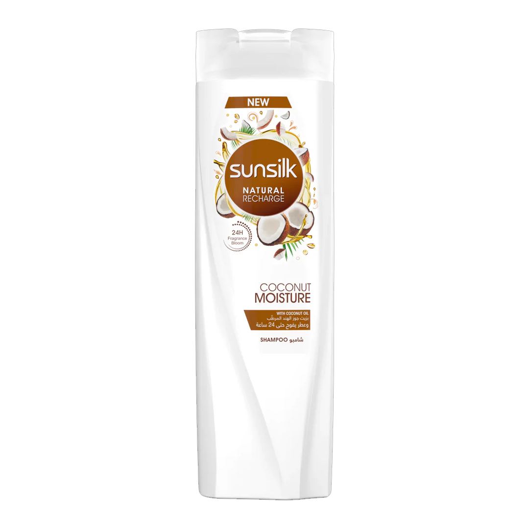Sunsilk Shampoo Coconut Moisture 400ml صانسيلك شامبو بنكهة جوز الهند 400 مل