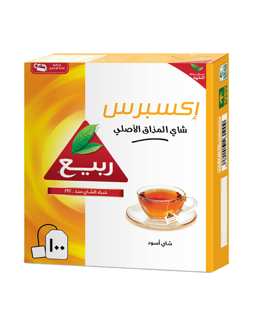 Rabea Express Tea Bags 100 Bags شاي ربيع 100 كيس
