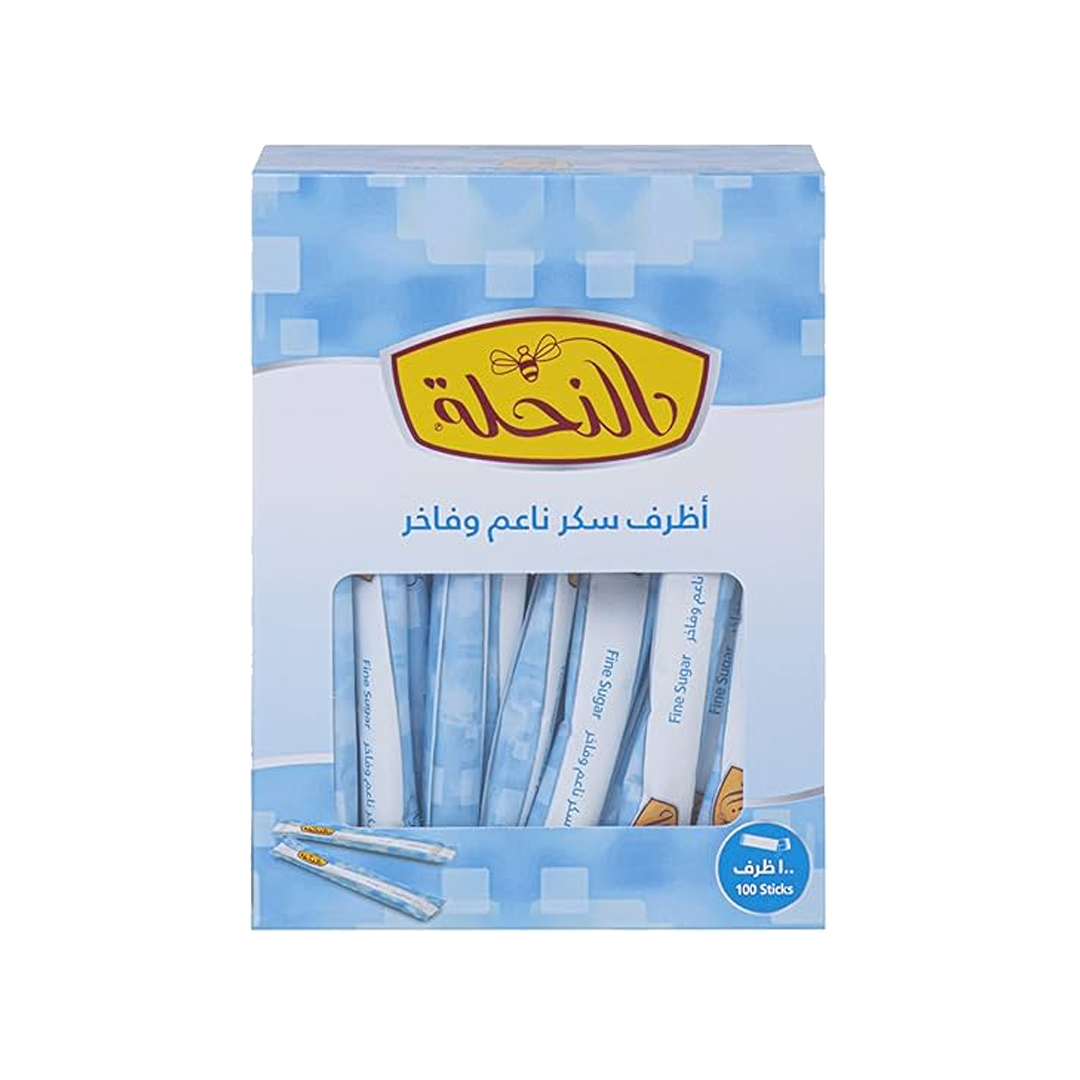 Al Nahla White Sugar Sachet 100x5g سكر النحلة ابيض 100 ظرف