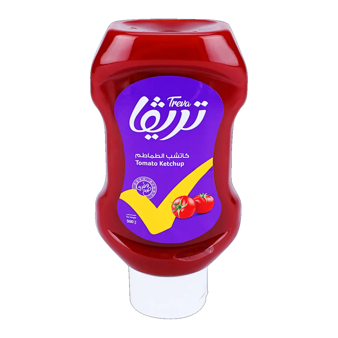 تريفا كاتشب ضاغط 500غ | Treva Tomato Ketchup Sqz 500gm