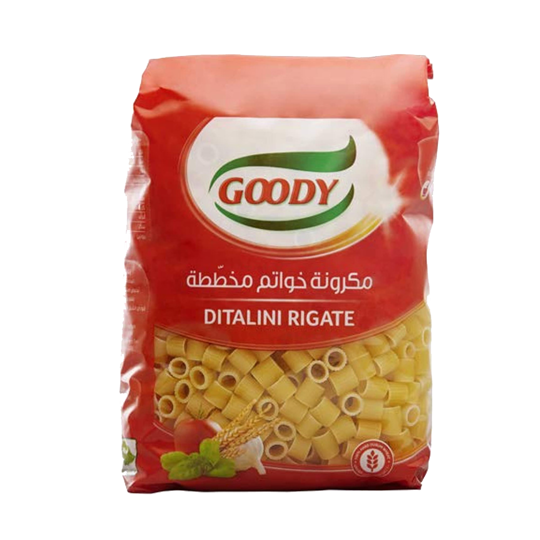 قودي مكرونة خواتم مقاس10 450 جرام GOODY PASTA DITALINI NO. 10 450g