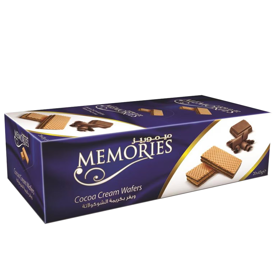 Memories Joy Wafer Cocoa Cream 25g ميمورز جوي ويفر بالكاكاو 25 جرام