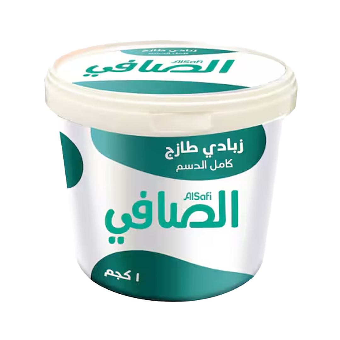 AlSafi Fresh Yoghurt Full Fat 1kg الصافي زبادي طازج كلمل الدسم 1كيلو