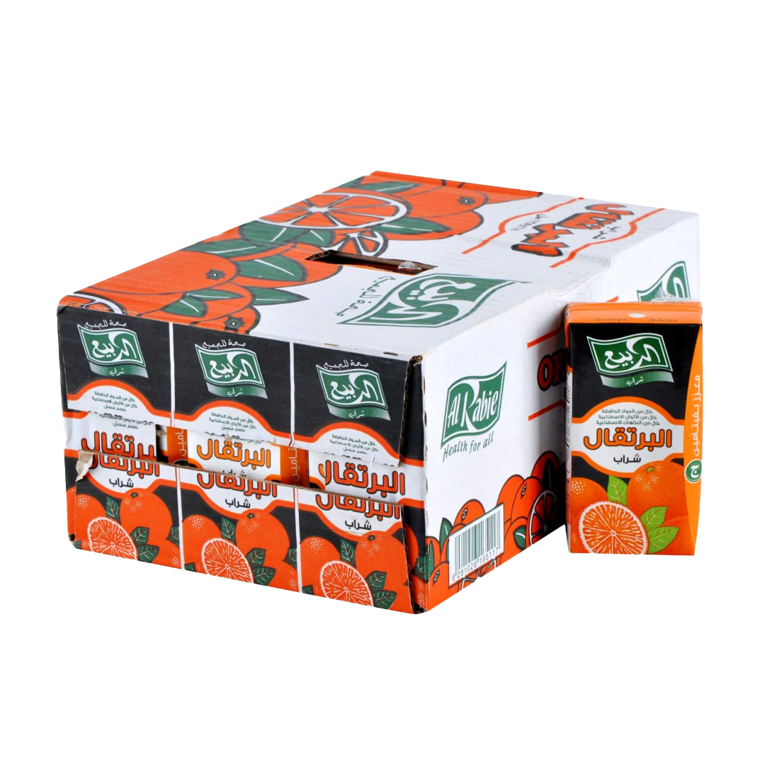 Al Rabie Drink Orange 125ml x 18 الربيع عصير برتقال 125 مل