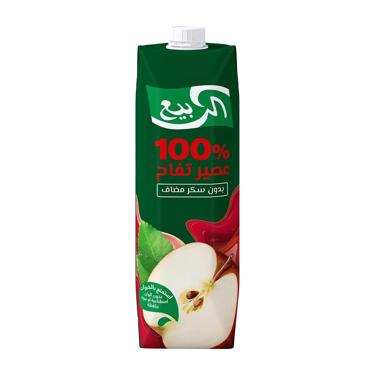 Alrabie drink apple 1L الربيع عصير تفاح بدون سكر 1 لتر