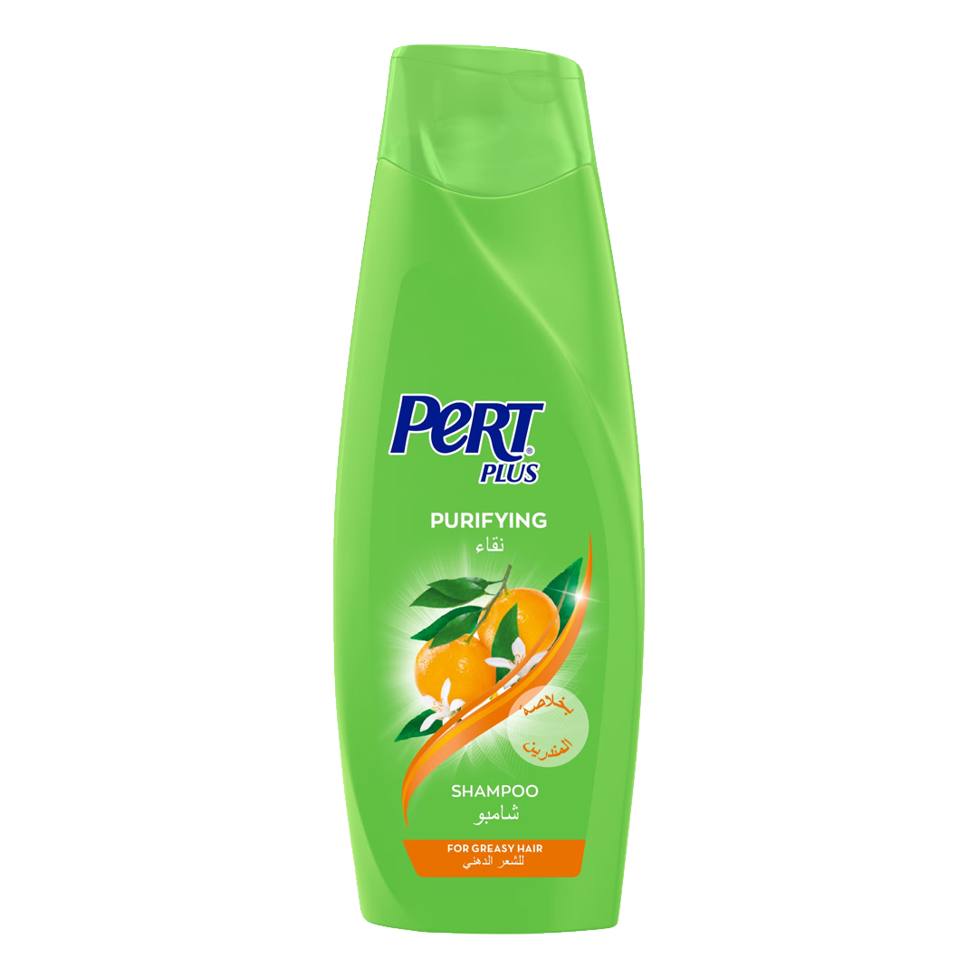 Pert Plus Shampoo Purifying 400ml شامبو برت بلس بخلاصة المندرين 400مل