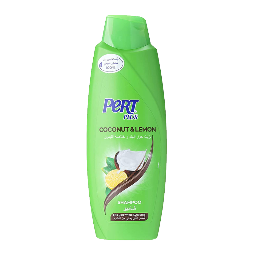 Pert Plus Shampoo Anti Dandruff Coconut Lemon 600ml شامبو برت بلس بزيت جوز الهند 600مل