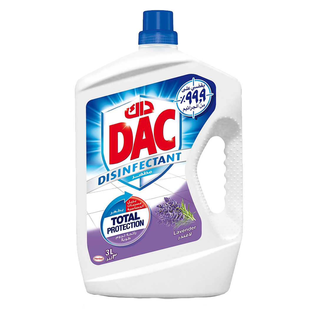 Dac Disinfectant Lavender 3 lit داك مطهر لافندر 3 لتر