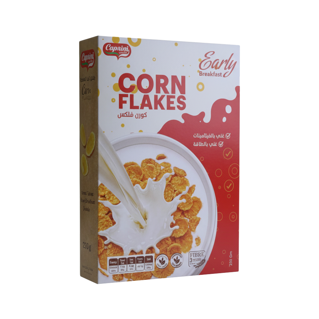 Caprini Corn Flakes 250g وفرة كورن رقائق الذرة المحمصة 250 جرام