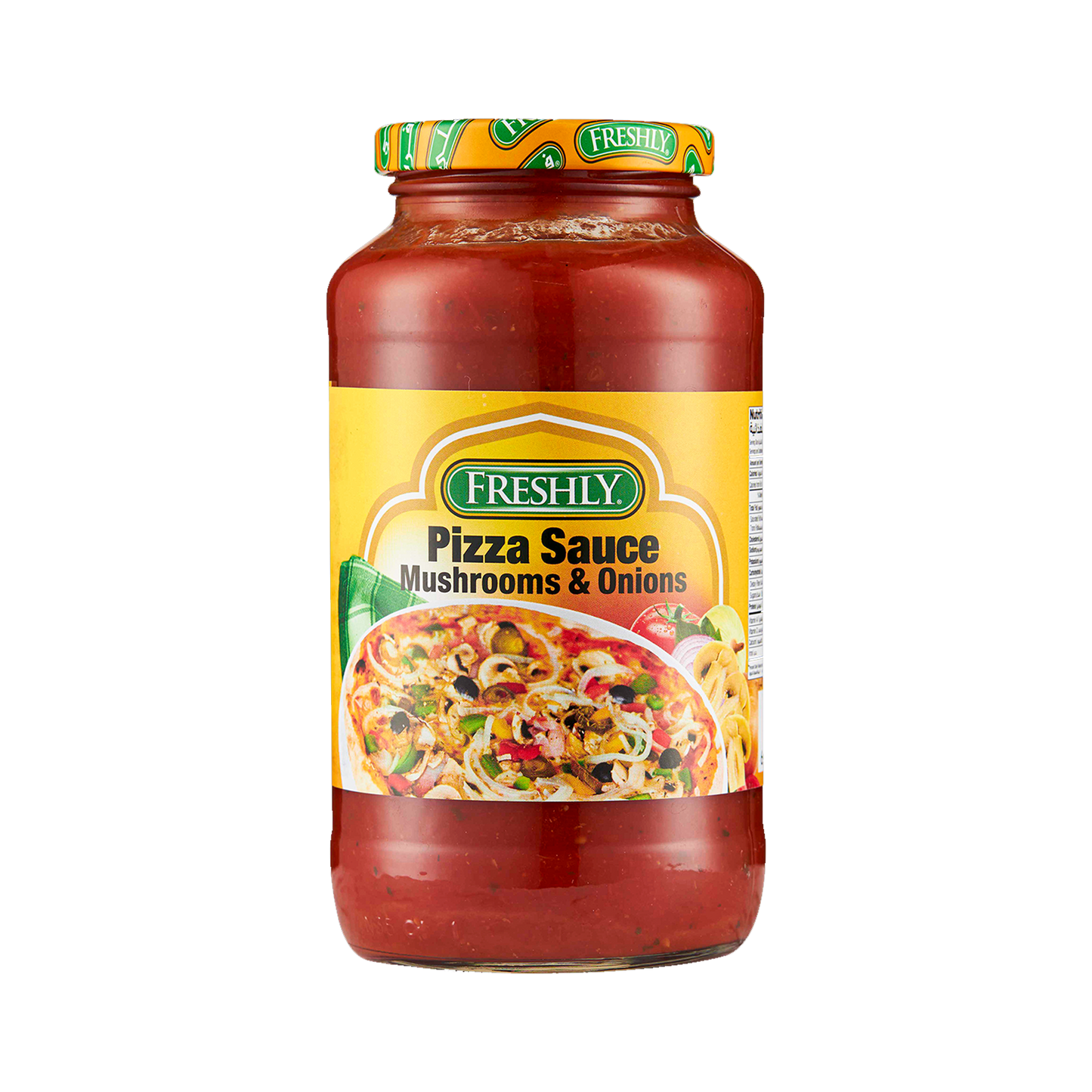 Freshly Pizza Sauce Mushrooms & Onions 680gm فرشلي صلصلة البيتزاء بالمشروم والبصل 680جم