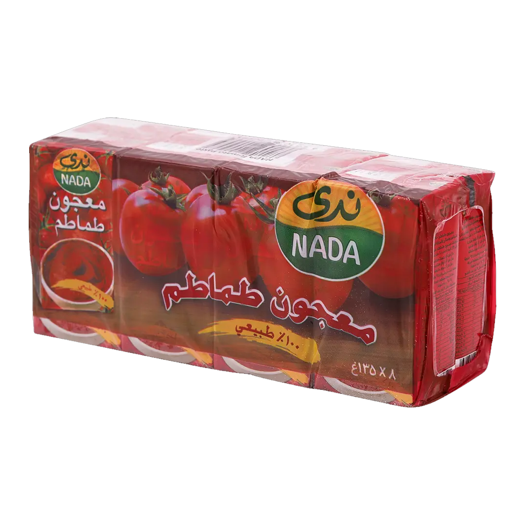 8xندى معجون طماطم 135غم | Nada Tomato Paste 135gmx8