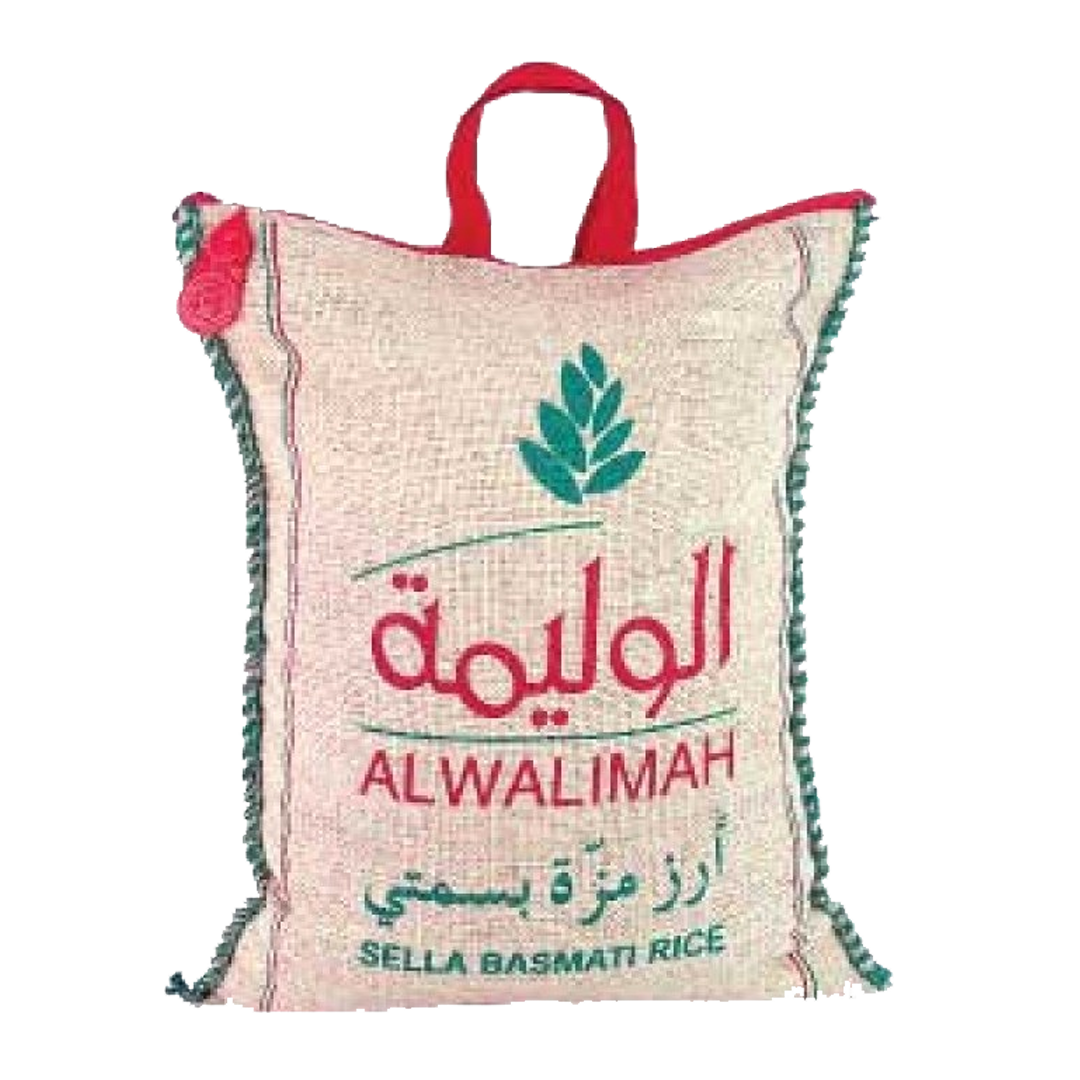 Al Walimah Indian Sella Basmati Rice 5kg الوليمه رز مزه 5كيلو