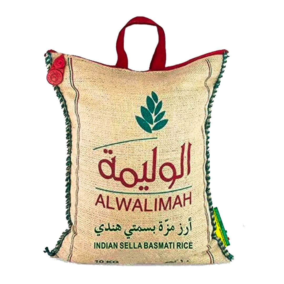 Al Walimah Sella Basmati Rice 10kg الوليمة رز مزه 10كيلو