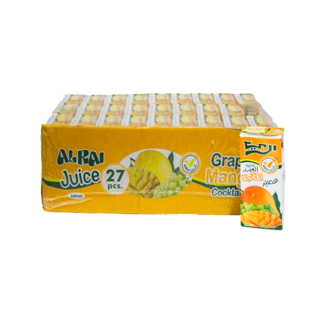 Alrai Mango Drink 125ml x24 x الري شراب مانجو 125 مل