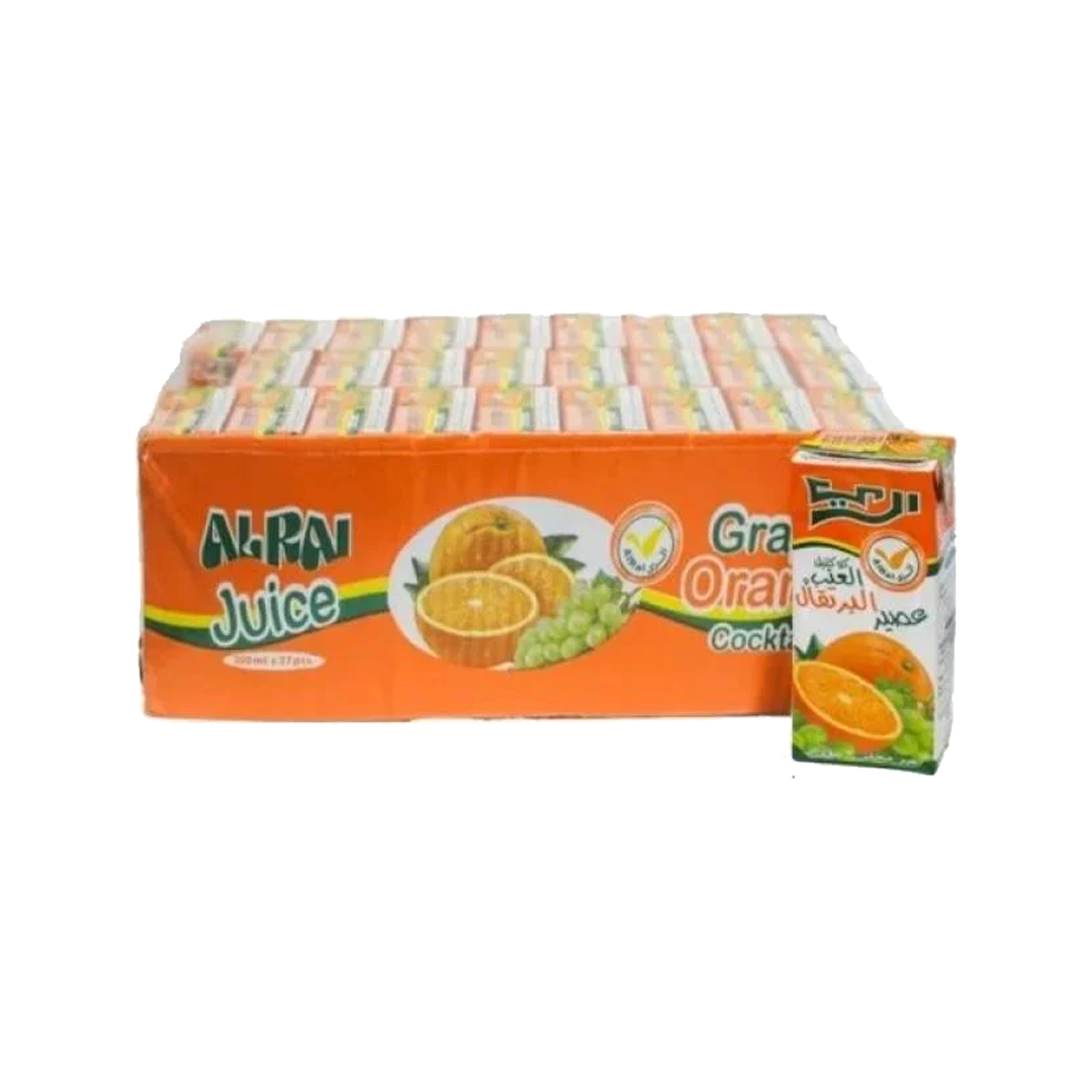 Alrai Orange Drink 125ml x24 xالري شراب برتقال 125 مل