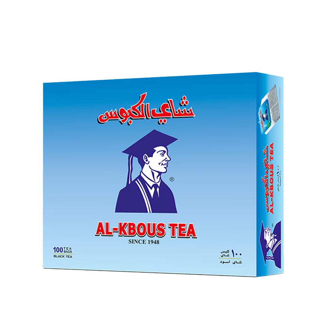 الكبوس شاي 100حبة 200 جرام | AlKbous Tea Bags 100's