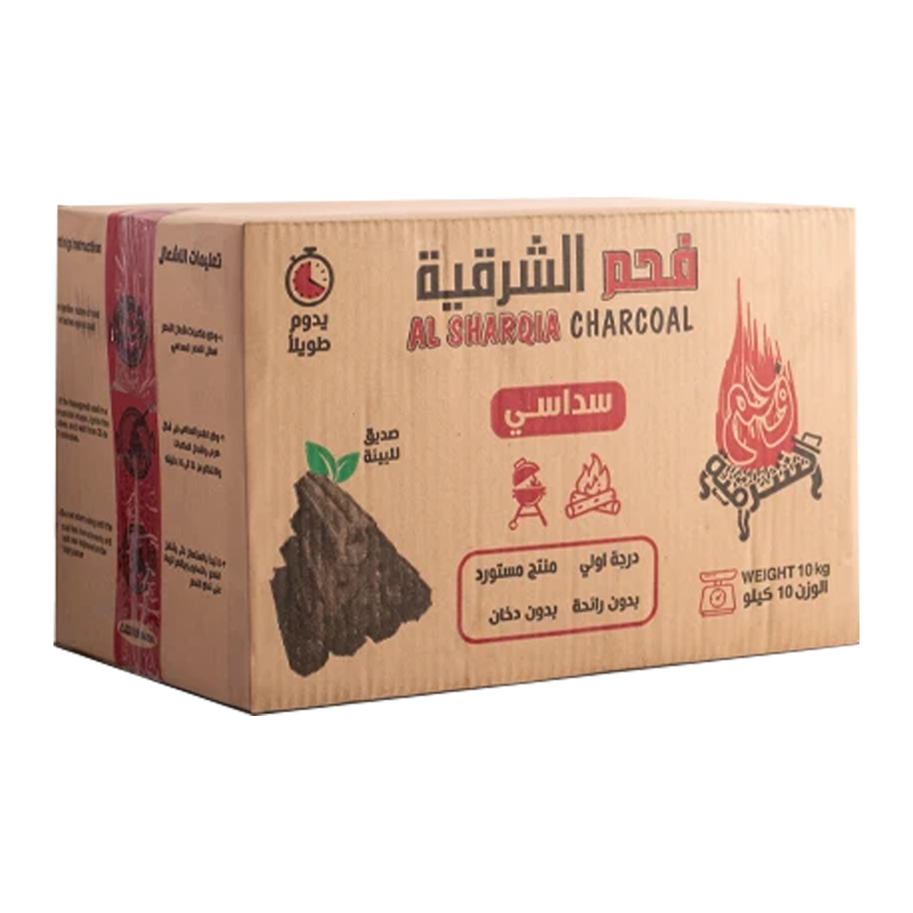 Eastern Coal Hexagonal Hexagon 9 kg فحم الشرقية سداسي هاكسجن 9 كيلو