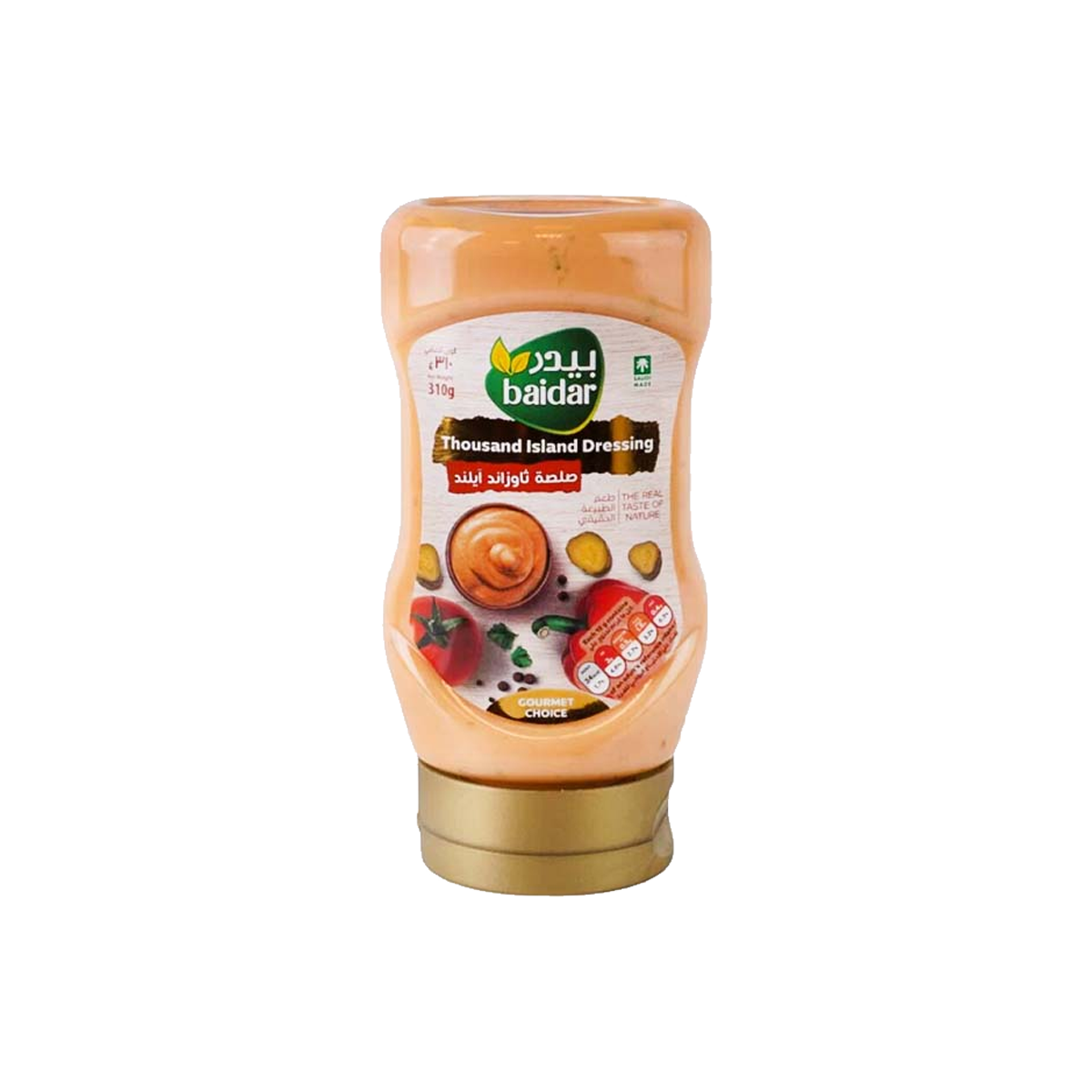Baidar Thousand Island Salad Dressing 460gm بيدر صلصة ثاوزاند ايلند 460جم