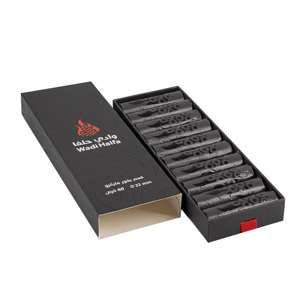 Wadi Alfa Micro Incense Charcoal 22mm 60's وادي حلفا فحم بخور مايكرو 22مل 60قرص