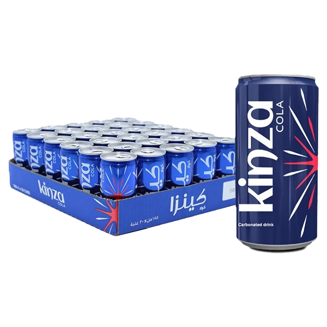 مشروب غازي كنزا كولا 185 مل Kinza Cola Soft Drink 185 ml