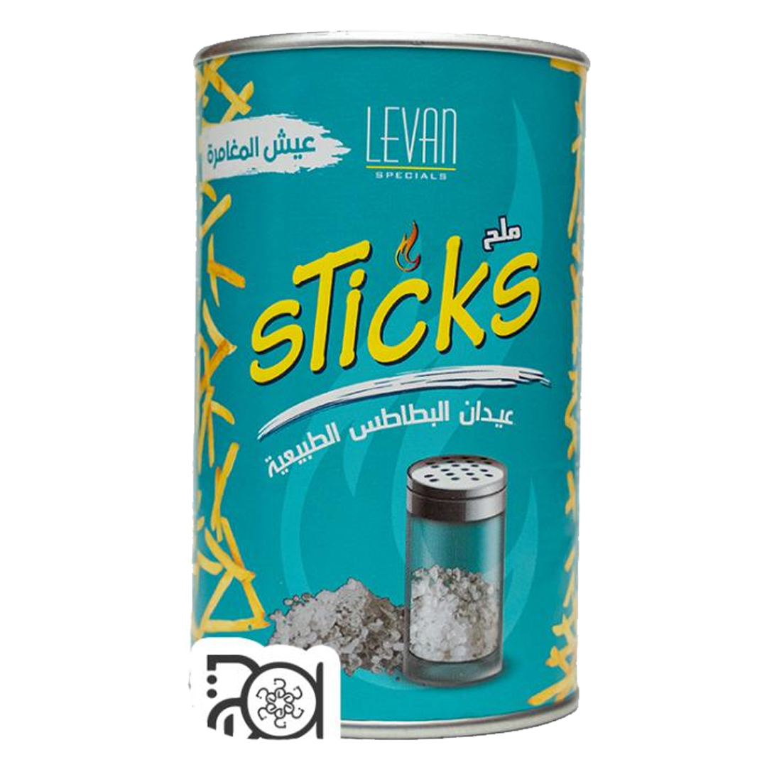 Levan Sticks Salt Natural Potato Sticks 37 g ليفان ستيكس عيدان البطاطس الطبيعية ملح 37 جرام