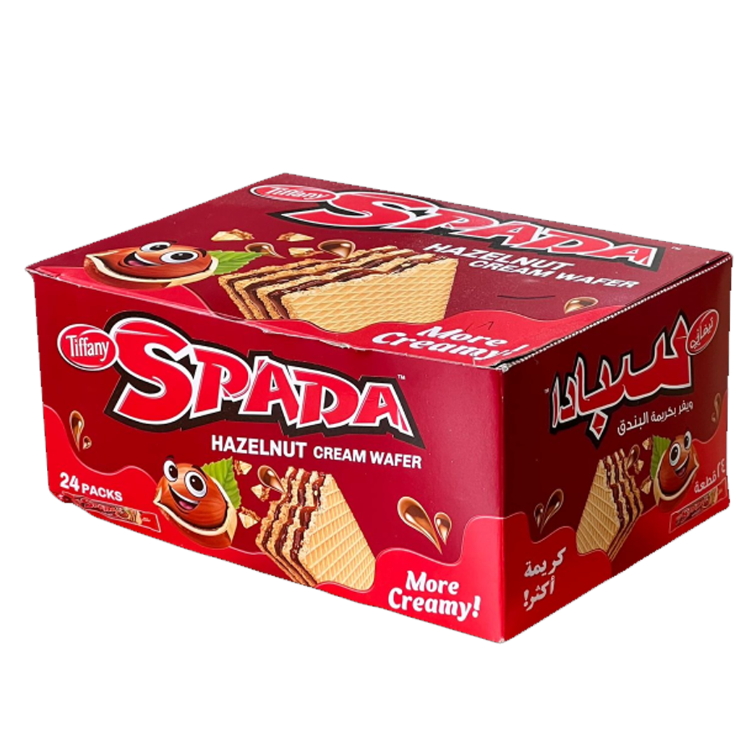 Tiffany Spadaa Chocolate Cream Wafer 20g تيفاني سبادا اصبع ضخم ويفر بالشوكلاتة 20 جرام