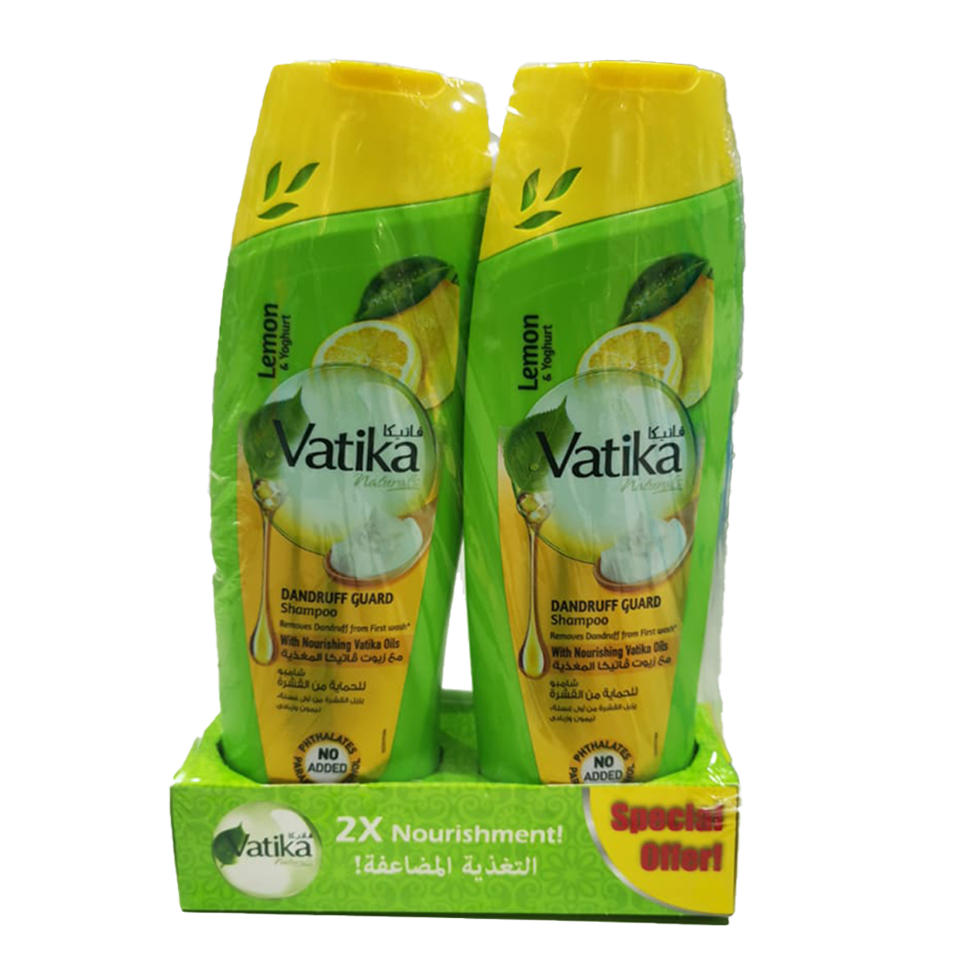 Vatika Repair & Restore Shampoo Honey & Egg 2x350 ml فاتيكا شامبو يصلح ويحافظ عرض 2×350مل
