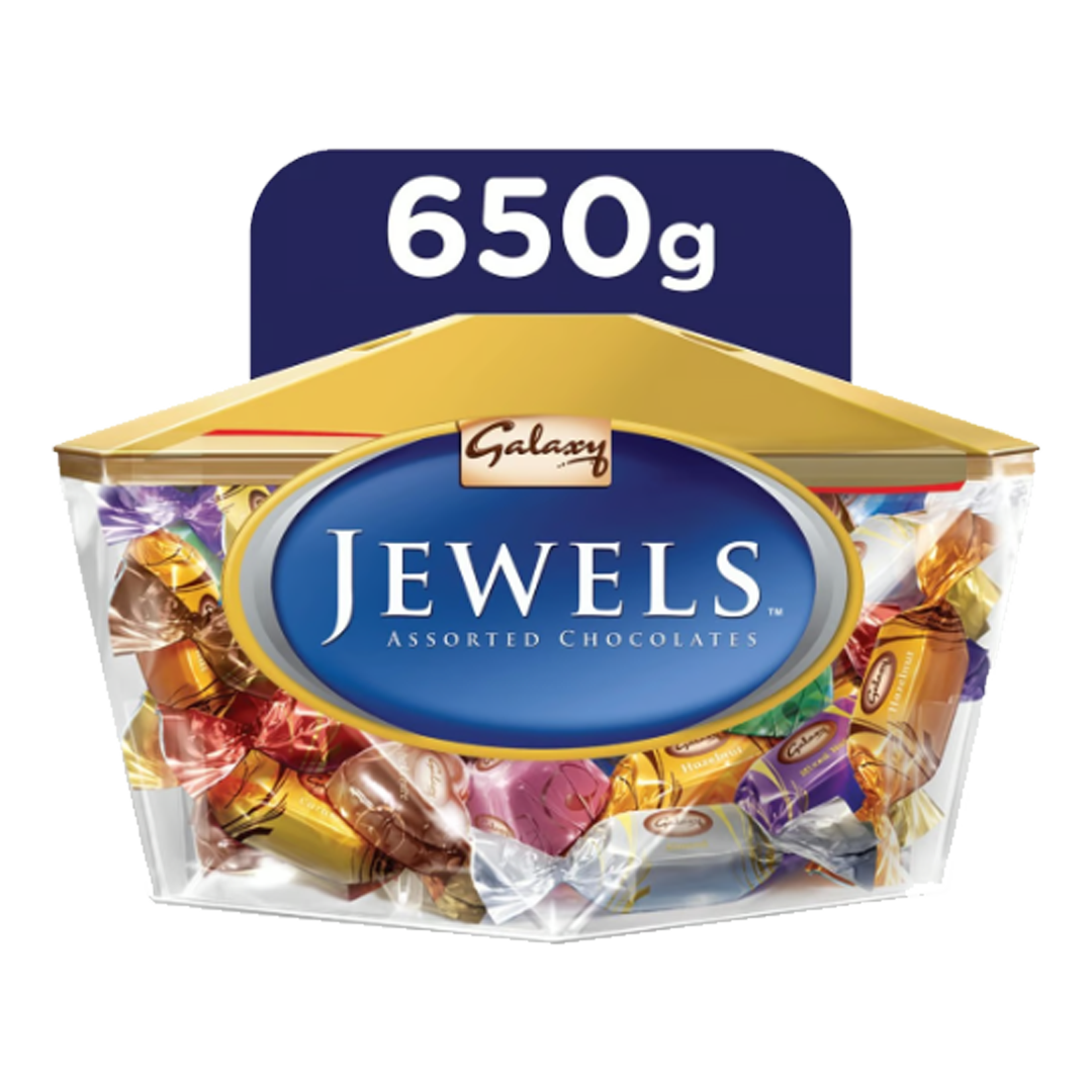 Galaxy Assorted Jewels Chocolate 650g جالكسي جواهر شوكولاته مشكلة 650غ
