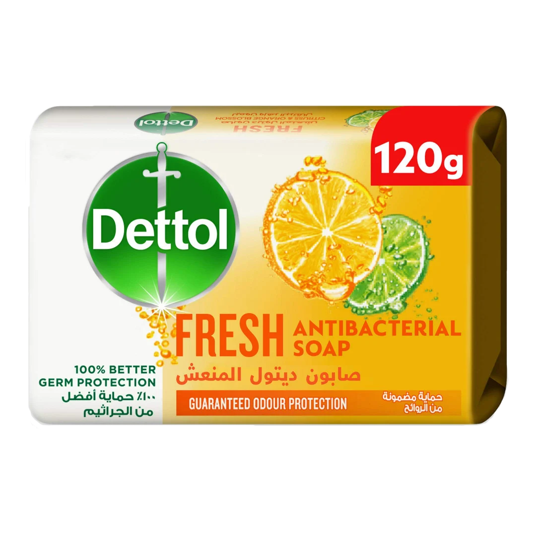 Dettol Fresh Bar Soap 120gm ديتول صابون المنعش 120غم