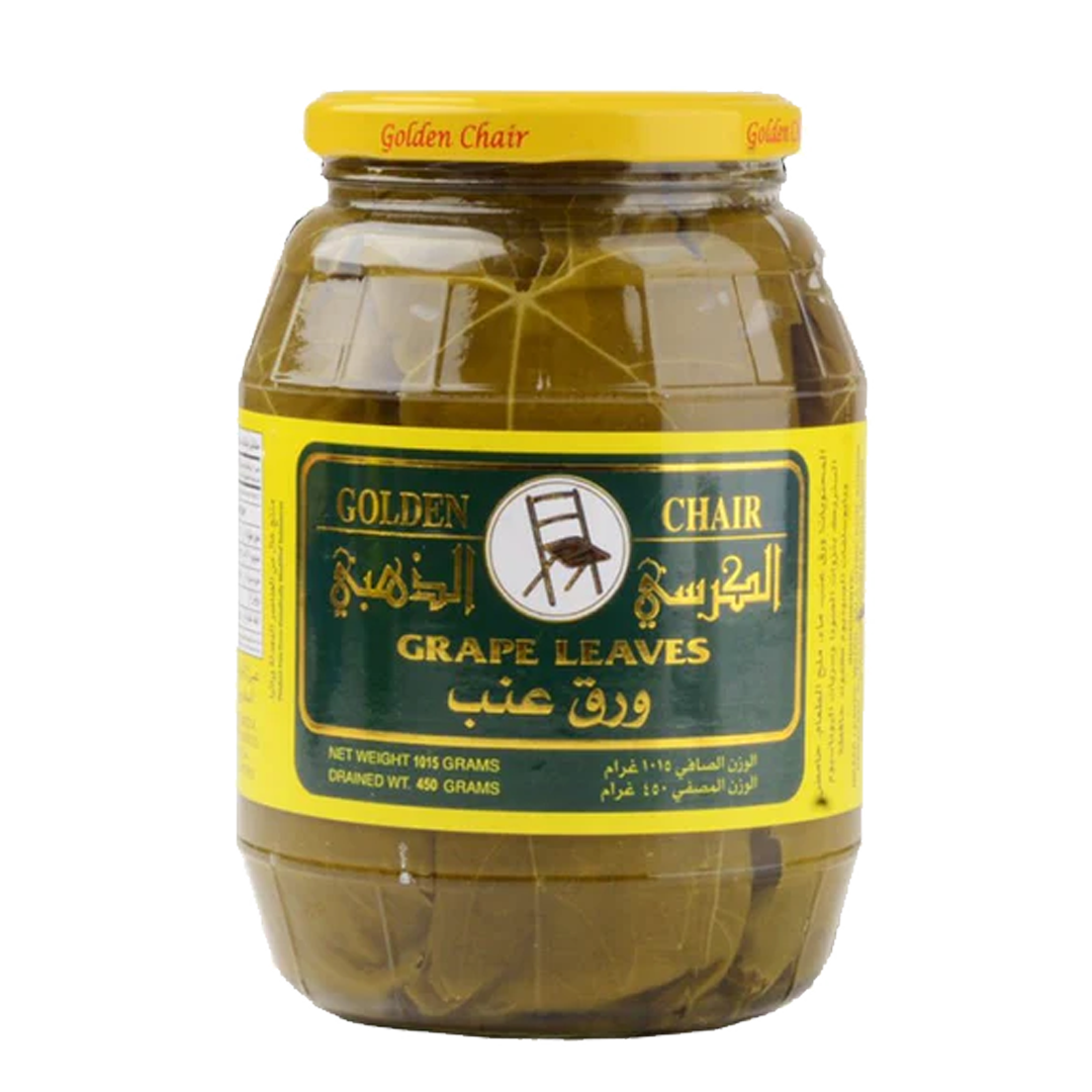 Golden Chair Grape Leaves 1015g الكرسي الذهبي ورق العنب 1015غ