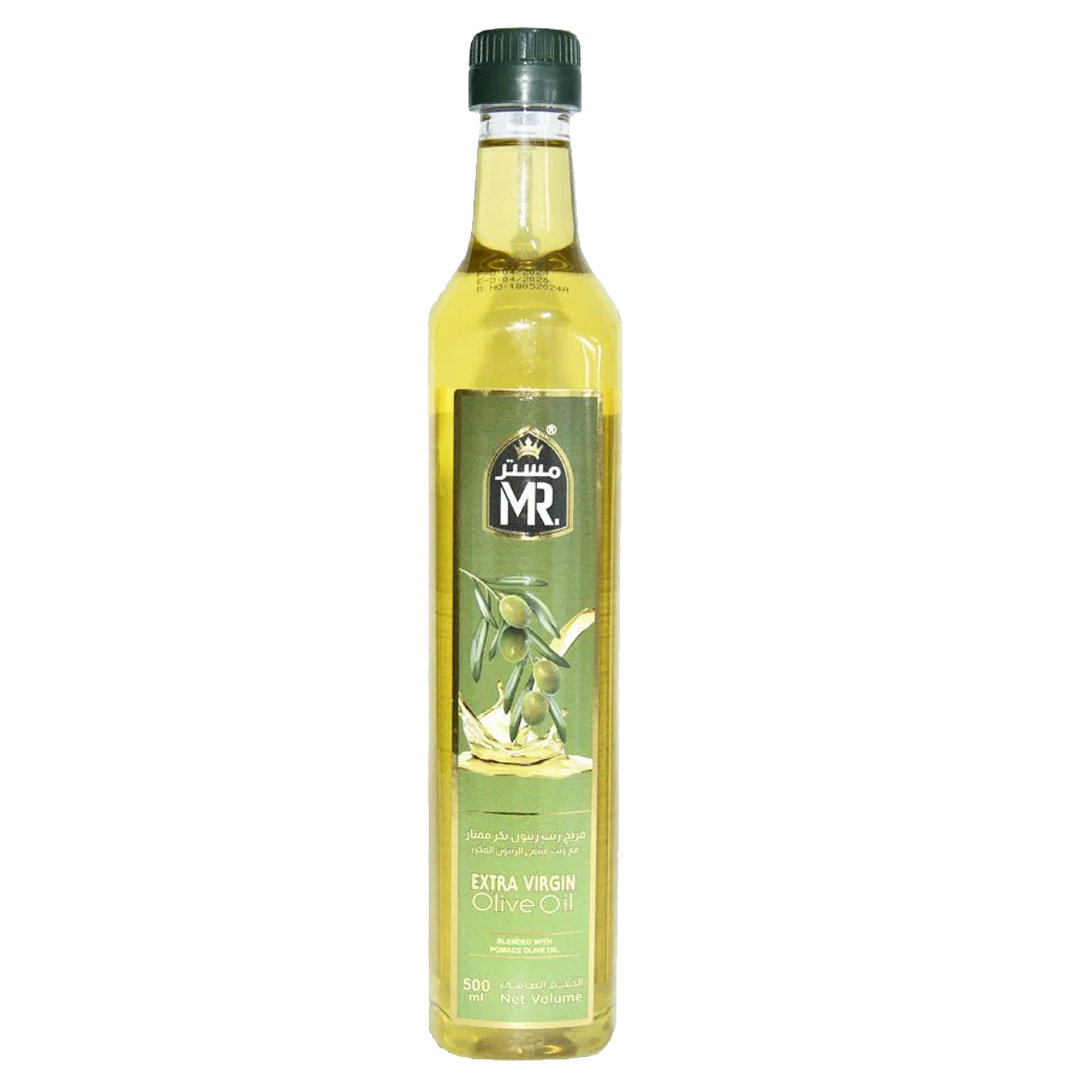 مستر زيت زيتون بكر ممتاز اسباني 500 مل | MR Extra Virgin Olive Oil 500 ML