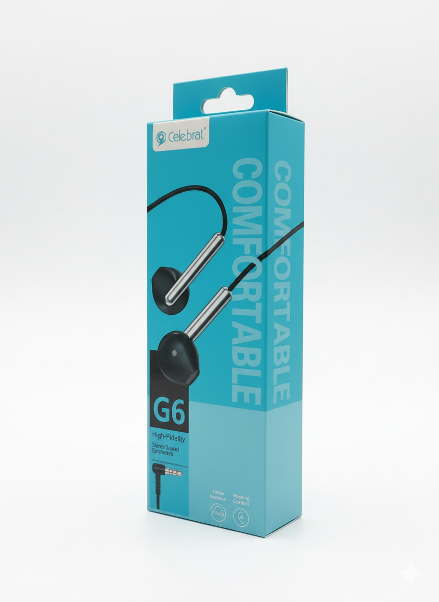 Celebrat Stereo Earphone سلبريت سماعة جوال