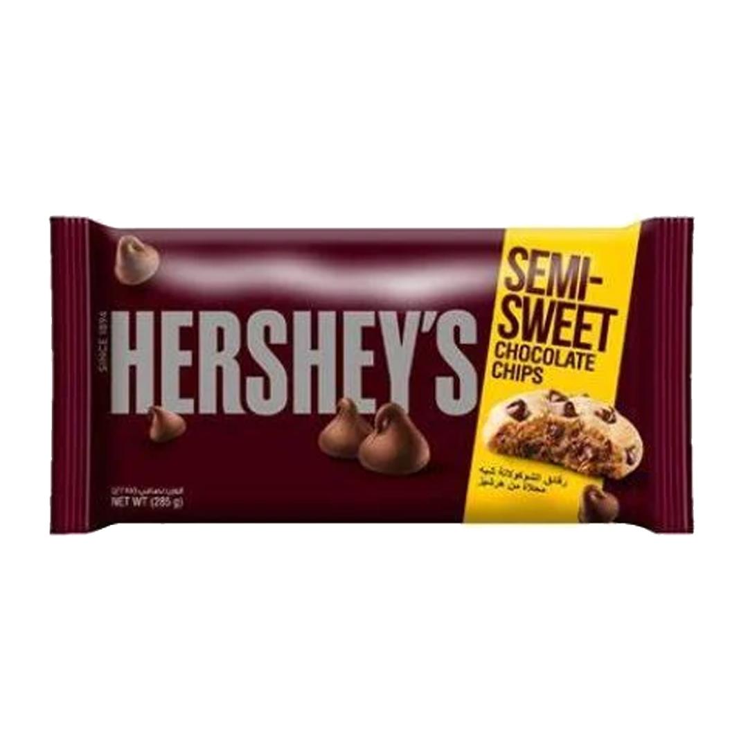 هيرشي رقائق الشوكلاتة شبه محلاة 285 جرام | Hersheys Semi Swet Chocolate Chips 285g
