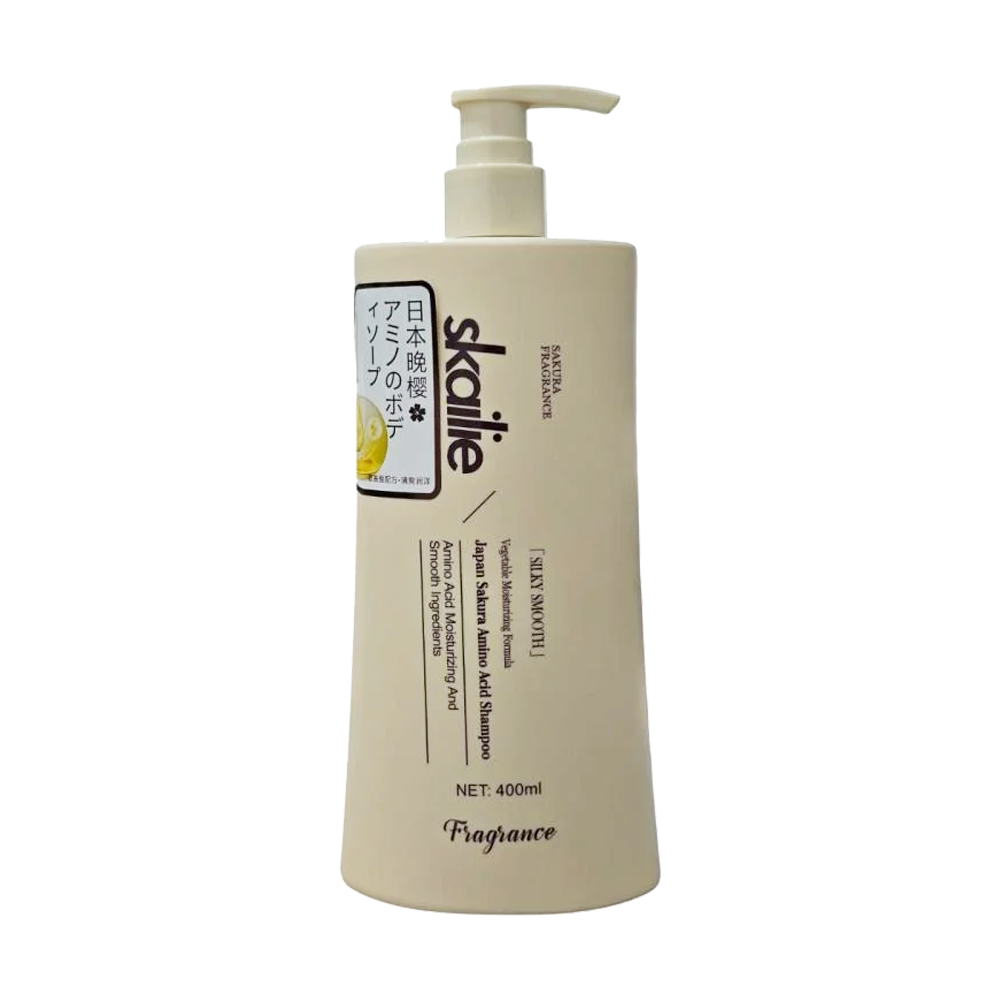 Skailie Japanese Sakura Shampoo 400ml ساكورا شامبو ياباني 400 مل
