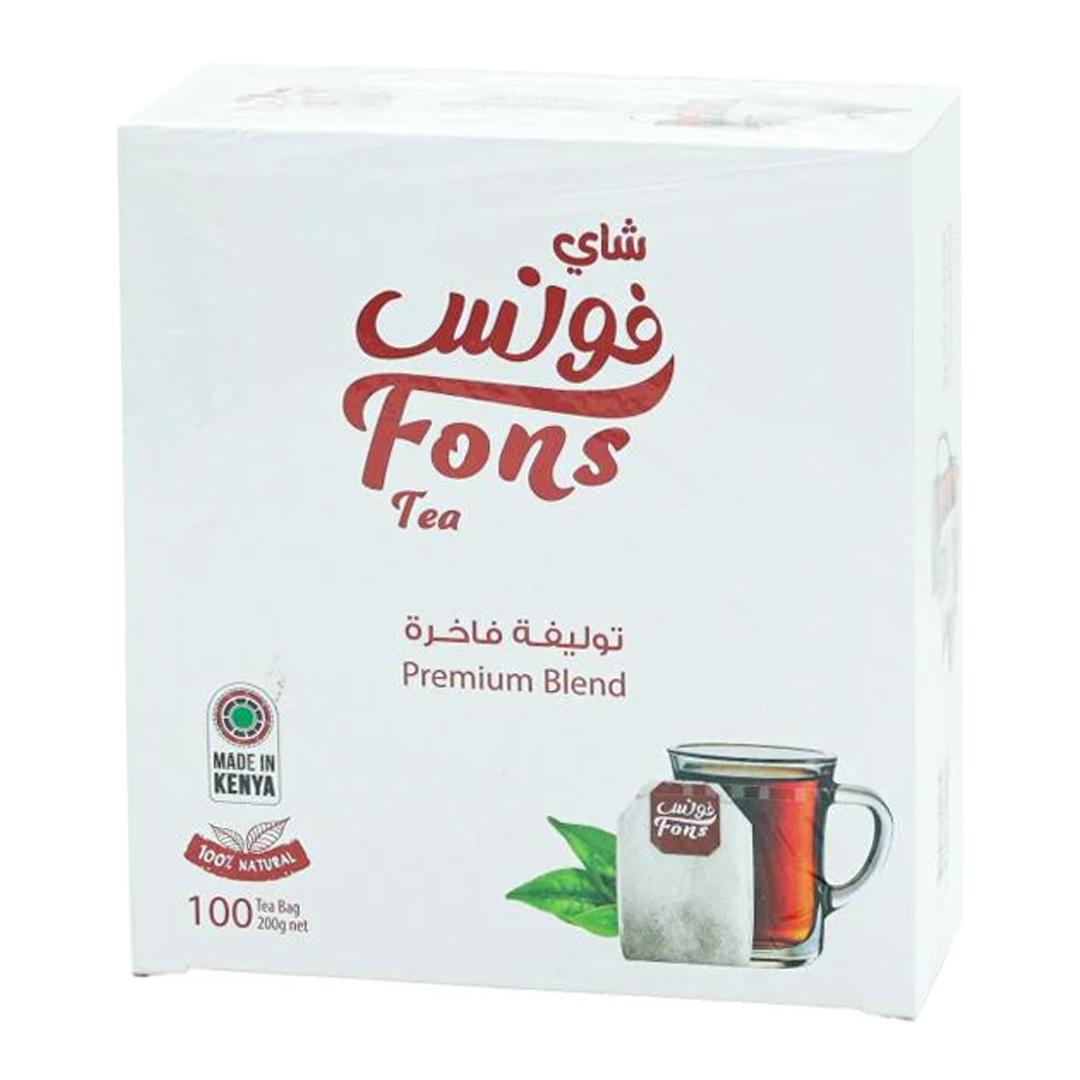 Fons Premium Kenya Tea 100 Bags فونس شاي كيني فاخرة 100 كيس
