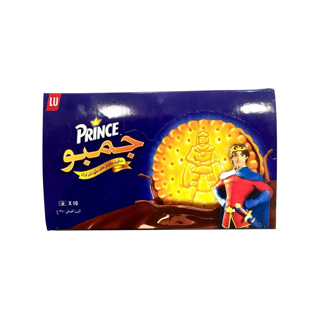 Lu Prince Jumbo Biscuit Sandwich 20.5gm x 16 xألبرنس بسكويت جمبو ساندوتش 20.5جم
