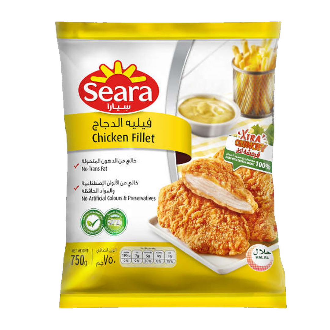 سيارا فيلية دجاج 750 جرام Seara Chicken Fillet 750gm