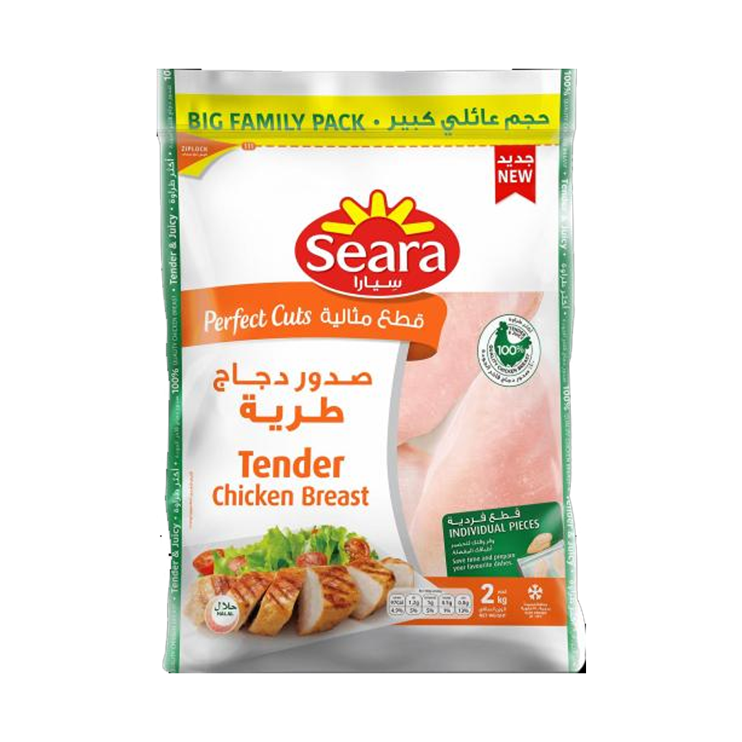 سيارا صدور دجاج 2 كيلو Seara Chicken Breast Tender 2000g