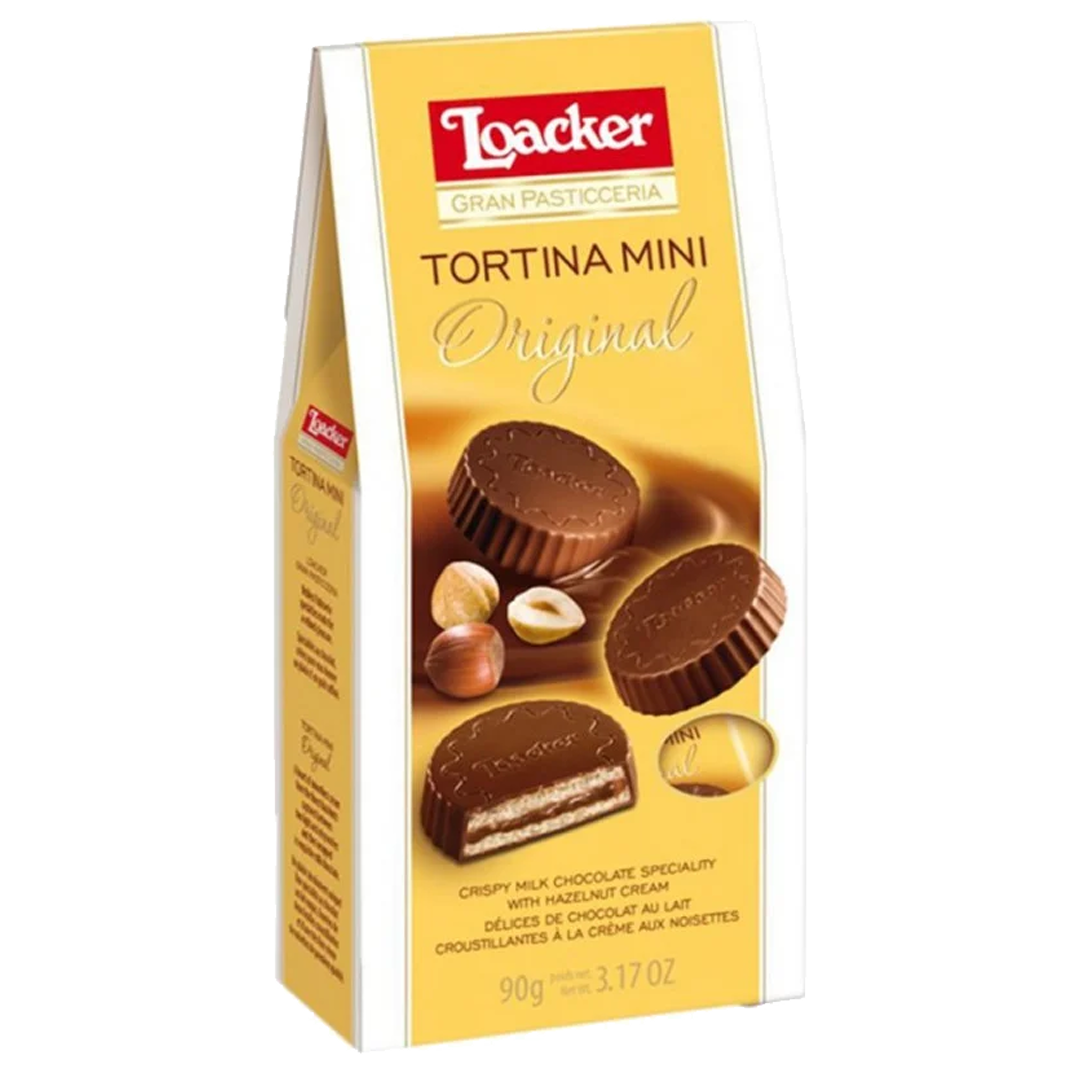 Loacker Tortina Mini Original 90g لواكر تورتينا مني 90 غ شكولاته